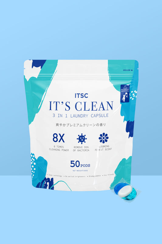 IT'S CLEAN 3 In 1 Laundry Capsule 50pods/bag